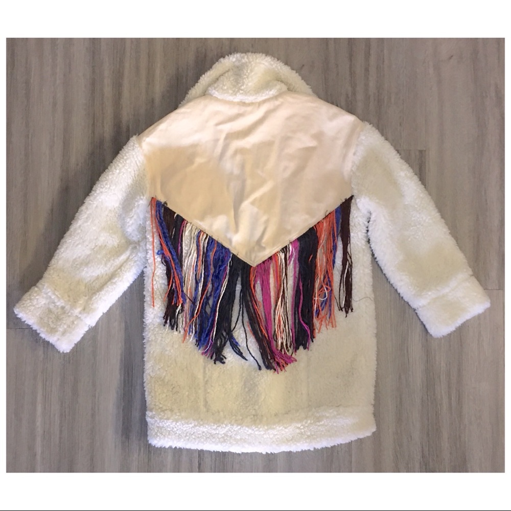 Levi’s Made&Crafted Long Sherpa Trucker w/Fringes
